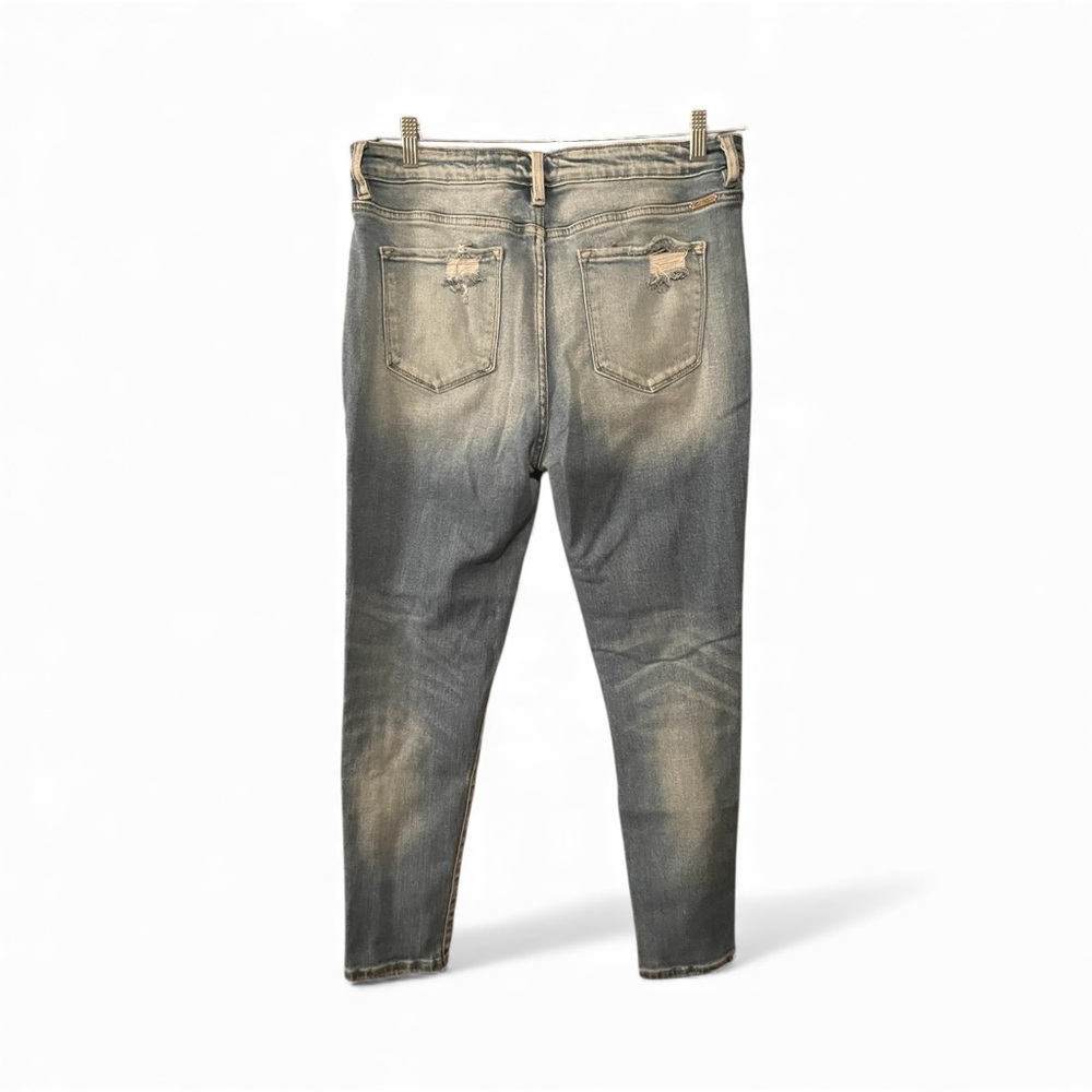 KanCan Distressed Light Blue Skinny Jeans - Picture 3 of 4